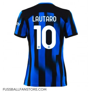 Inter Milan Lautaro Martinez #10 Replik Heimtrikot Damen 2023-24 Kurzarm